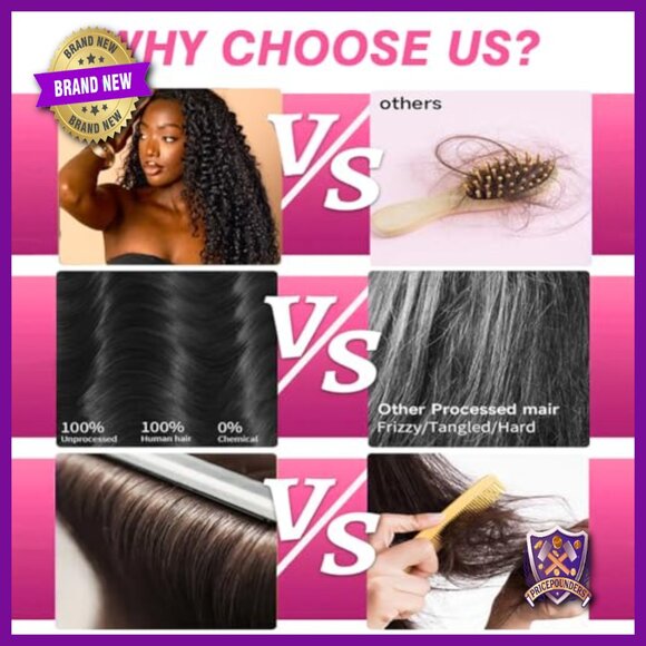 3 Bundles Water Wave Human Hair Extensions 16 18 20 Inch 3c4a Curly